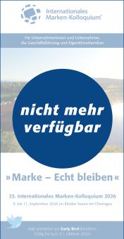 Regular - Teilnahme am 23. Internationalen Marken-Kolloquium 