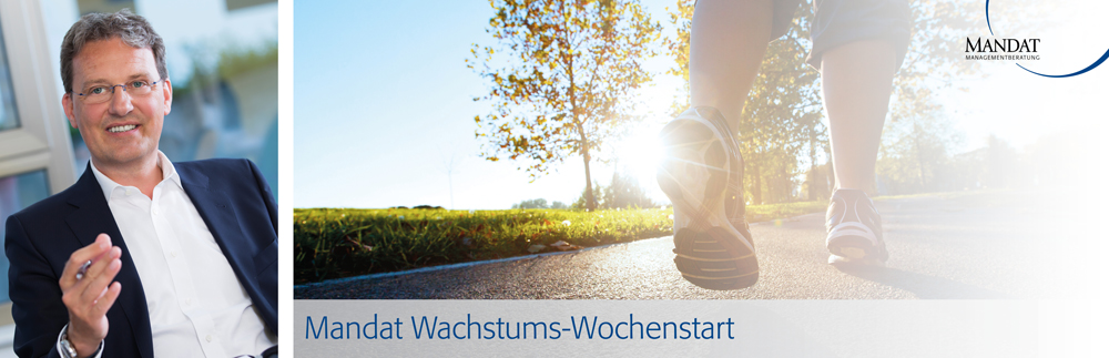 Mandat Wachstums-Wochenstart